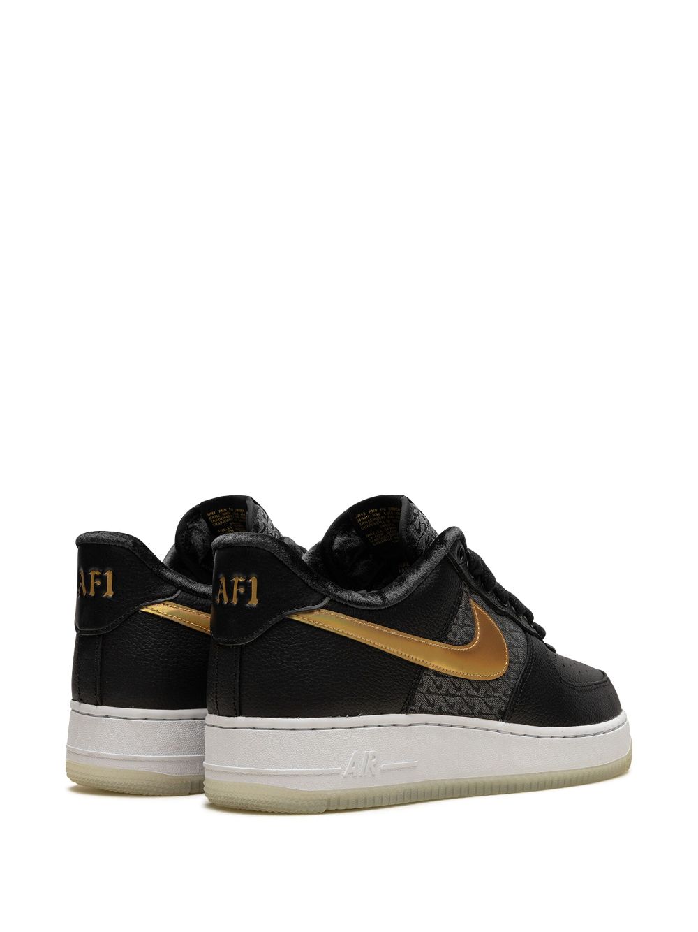 Shop Nike Air Force 1 Low '07 "bronx Origins" Sneakers In Black