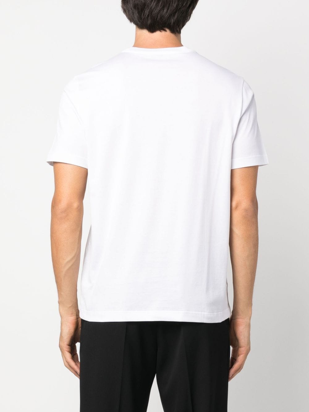 Shop Brioni Logo-appliqué Cotton T-shirt In Weiss