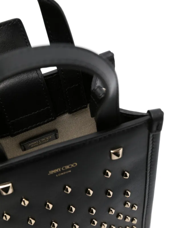 Jimmy Choo Mini Studded two-way Bag - Farfetch