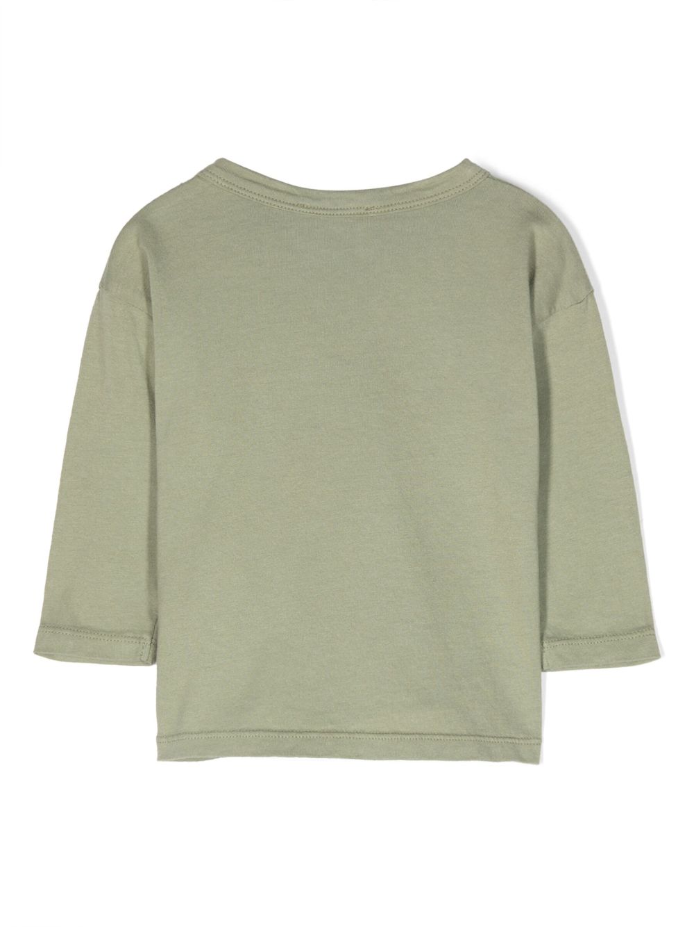 Shop Bobo Choses Mushroom-print Long-sleeve T-shirt In Green