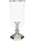 Ralph Lauren Home Classic Large Hurricane candle holder - Silver