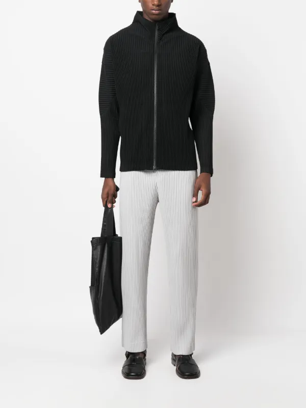 Homme Plissé Issey Miyake July Pleated zip-up Jacket - Farfetch