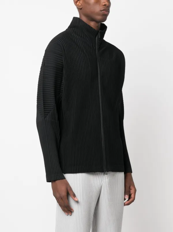 Homme Plissé Issey Miyake July Pleated zip-up Jacket - Farfetch