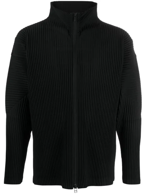 Homme Plissé Issey Miyake July pleated zip-up jacket