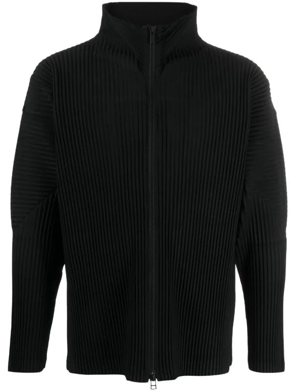 Homme Plissé Issey Miyake July Pleated zip-up Jacket - Farfetch