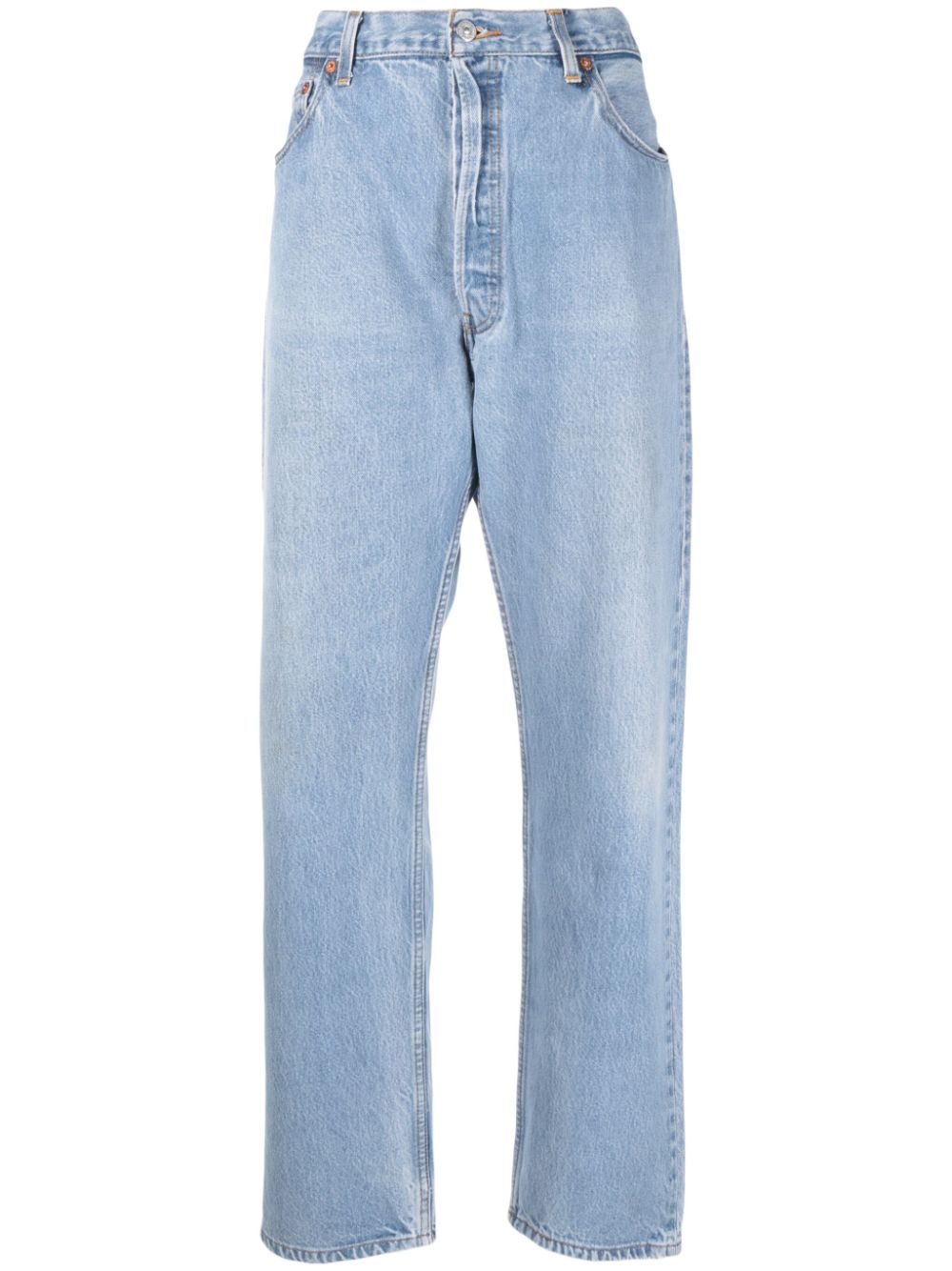 90's straight-leg jeans