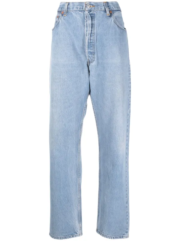 【関税込み】Re/Done ブルー 70s Cigarette ジーンズ RE/DONE 70s Cigarette Jeans | Shopbop