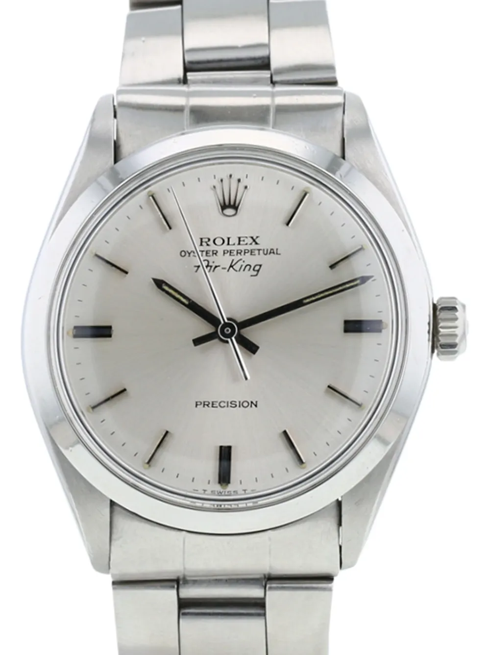 Rolex 1973 pre-owned Air King 34mm - Zilver