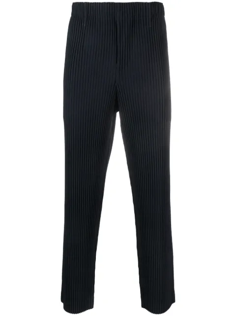 Homme Plissé Issey Miyake straight-leg pleated trousers