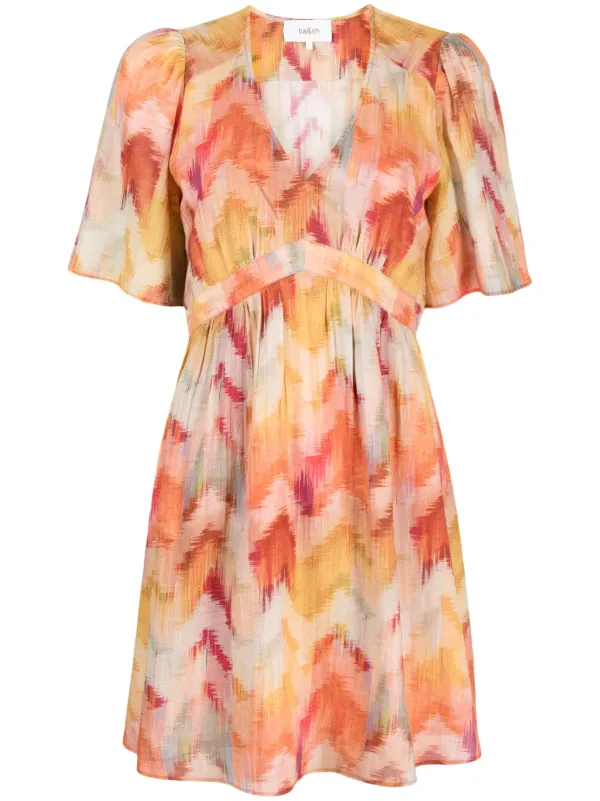 Ba&sh orange dress cheap