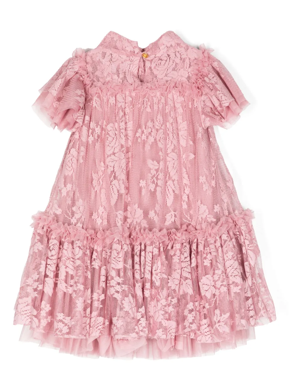 Angel's Face Vida floral-lace dress - Roze