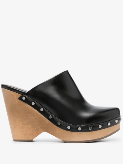 ISABEL MARANT 115mm Tsuko leather clogs