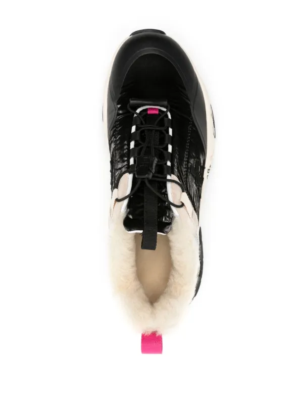 Women's shearling lined sneakers hot sale