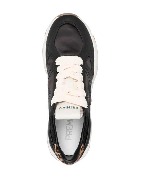 Marvin chunky leather trainers clearance