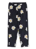 Bobo Choses Big Flower cotton trousers - Blue