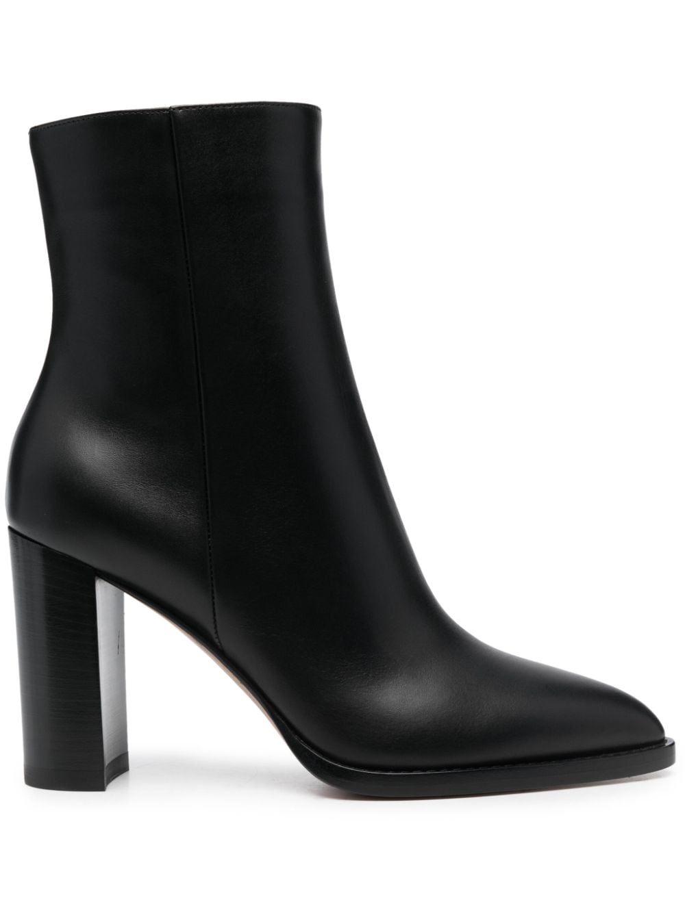 Gianvito Rossi River 85mm Pointed-toe Boots In Black