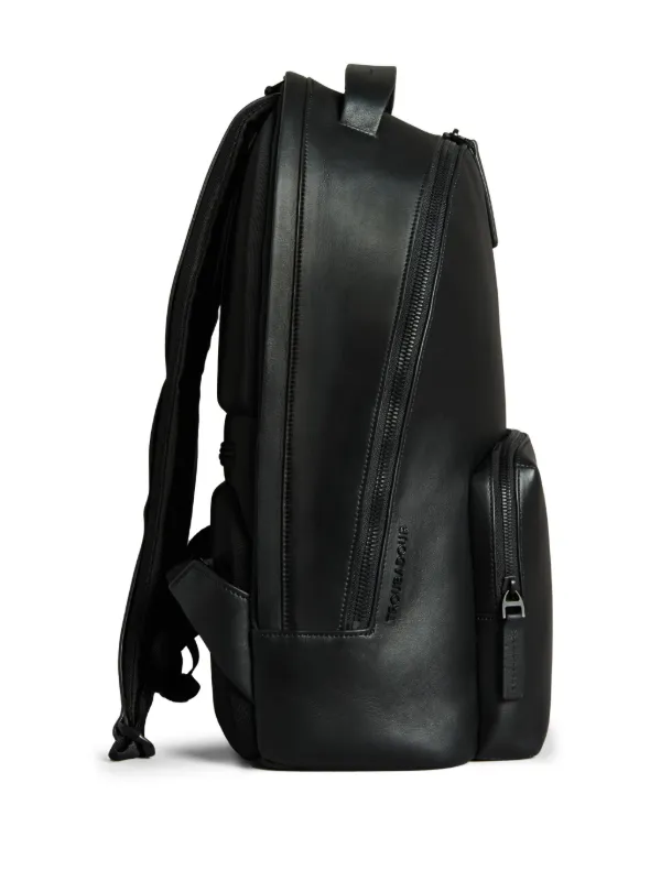 Troubadour Slipstream Leather Backpack | Black | FARFETCH SG