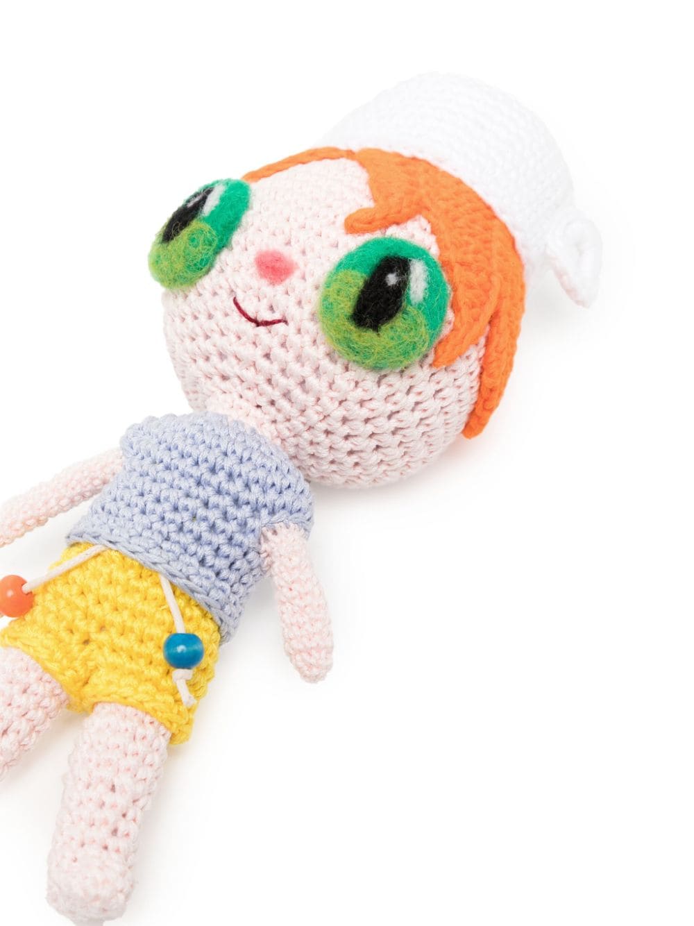 Shop Mira Mikati Crochet-design Doll In Multicolour