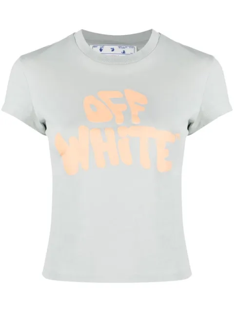 Off-White logo-print cotton T-shirt