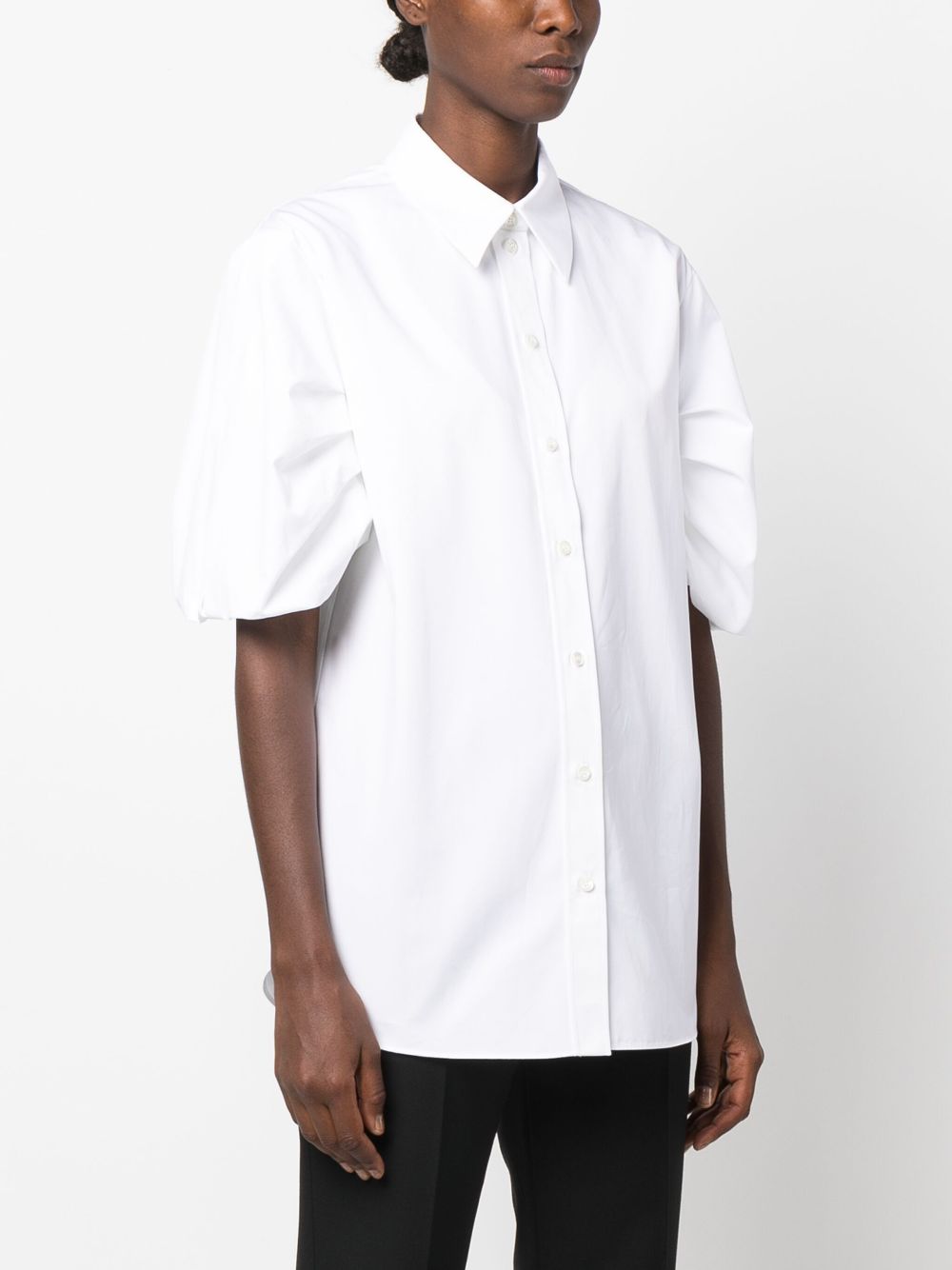 Alexander McQueen puff-sleeve cotton shirt Women