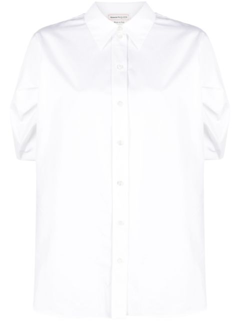 Alexander McQueen puff-sleeve cotton shirt Women