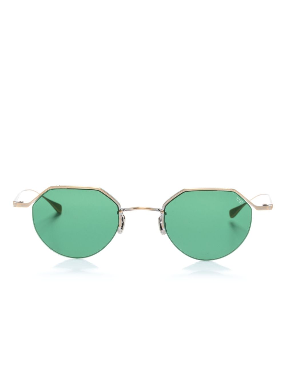 Eyevan7285 Model 185 Geometric-frame Sunglasses In Gold | ModeSens