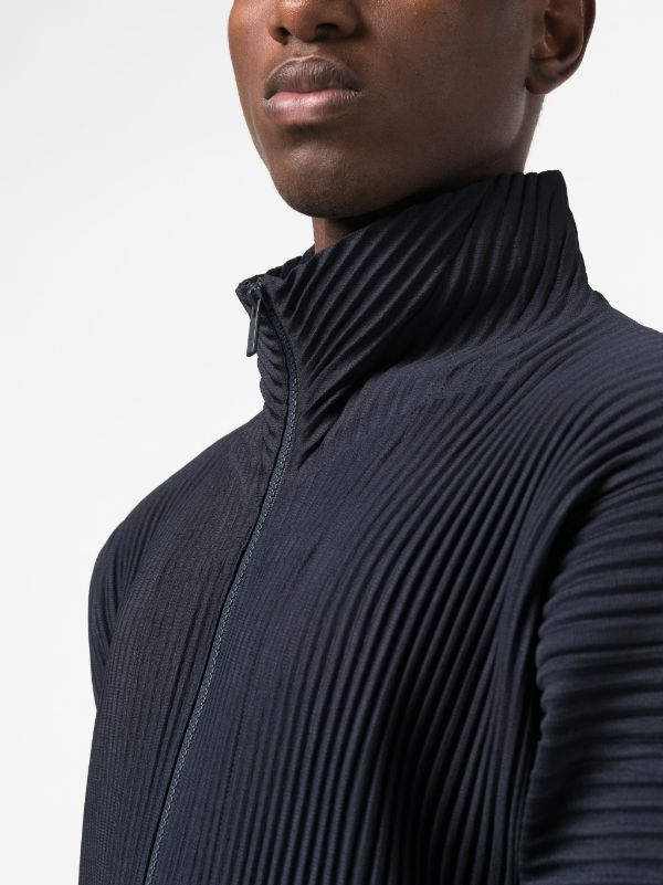 Homme Plissé Issey Miyake July Pleated zip-up Jacket - Farfetch