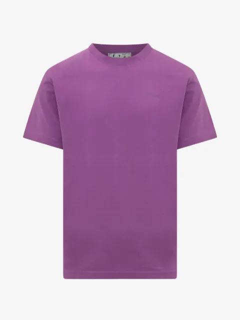 Off-White logo-print detail T-shirt