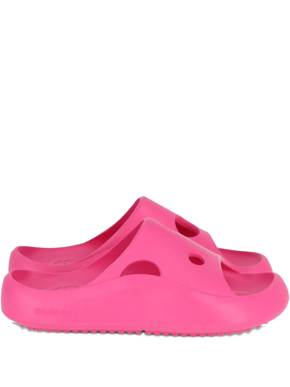 Off-White Meteor rubber slides | Pink | Image 1