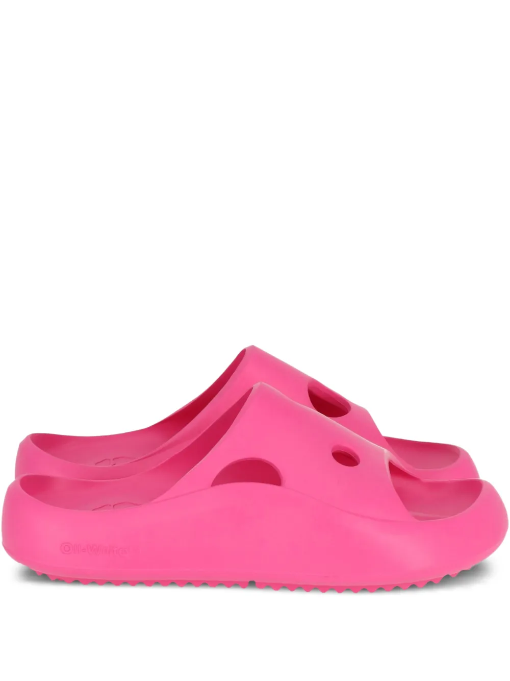 Off-White Meteor rubber slides | Pink | Image 1