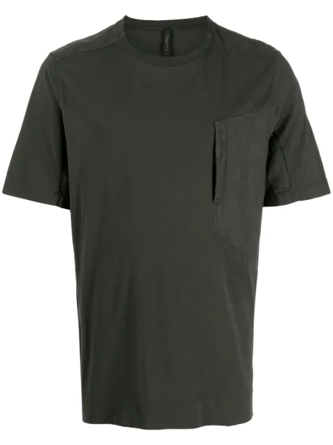 Transit slit-pocket cotton-blend T-shirt 