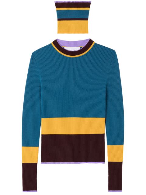 AZ FACTORY long-sleeve knitted top