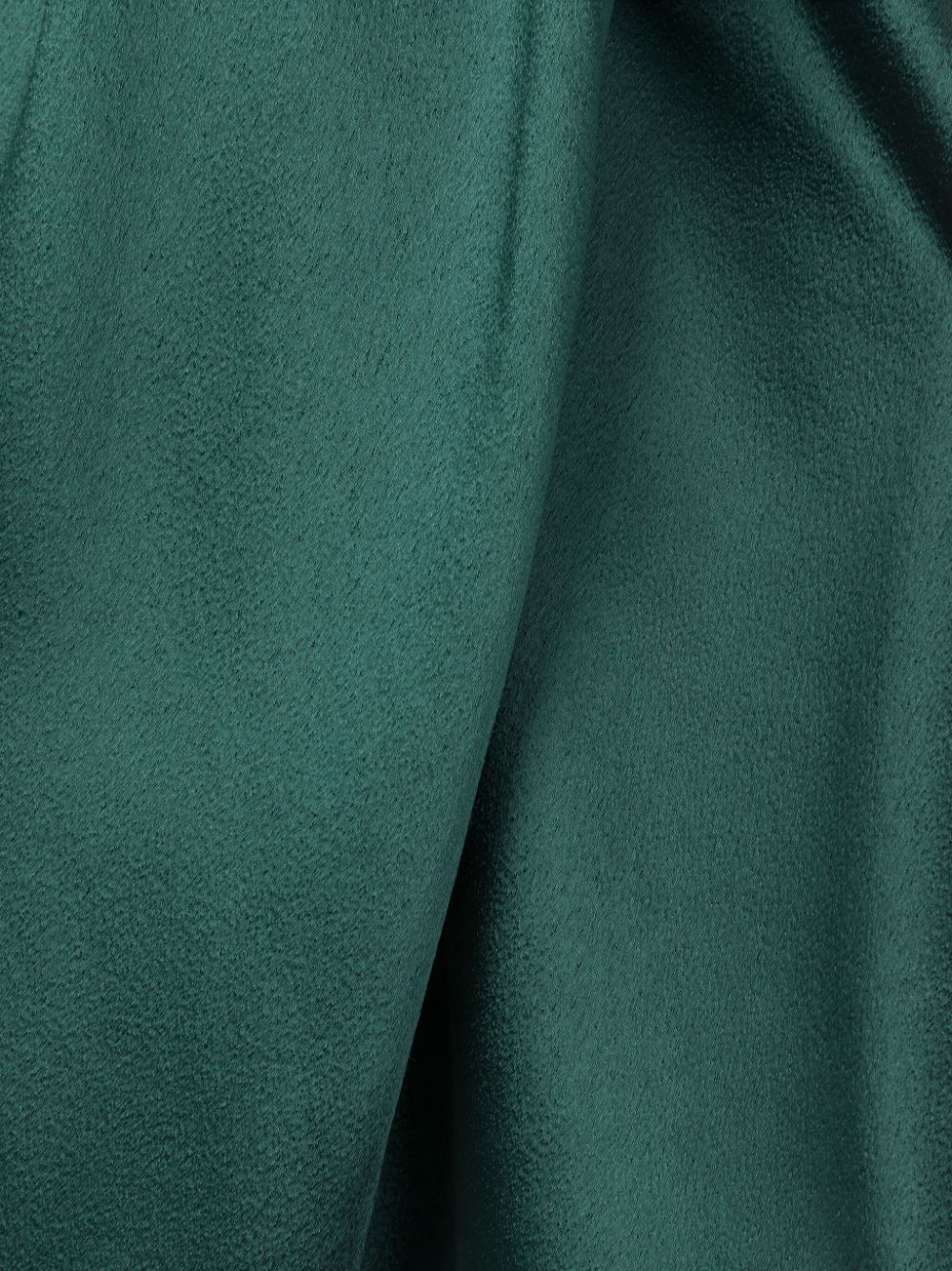 Shop Az Factory Gathered Crepe Blouse In Green