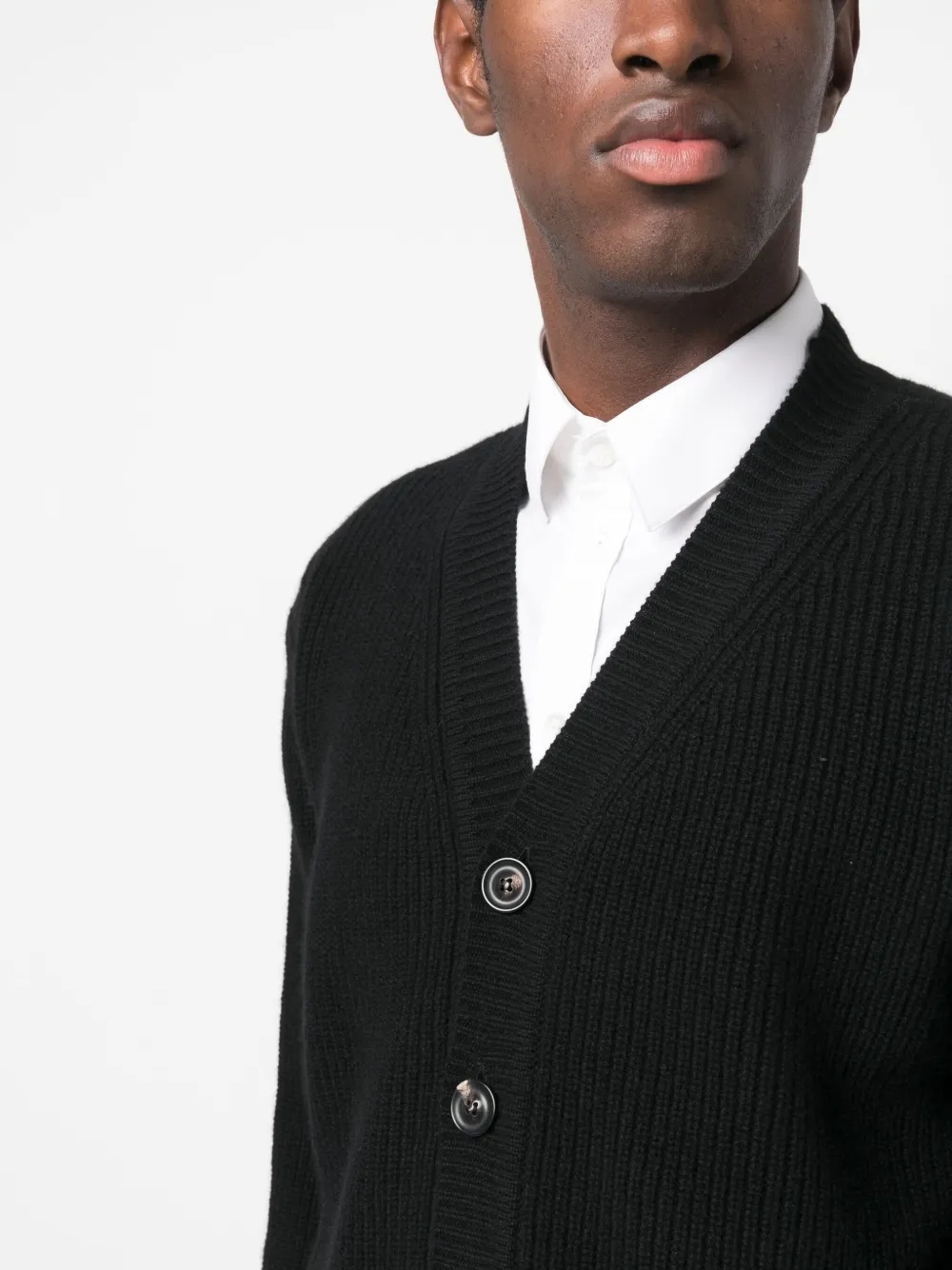 Black hotsell cardigan uniqlo