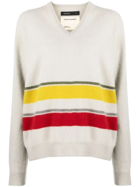 Frenckenberger striped cashmere jumper