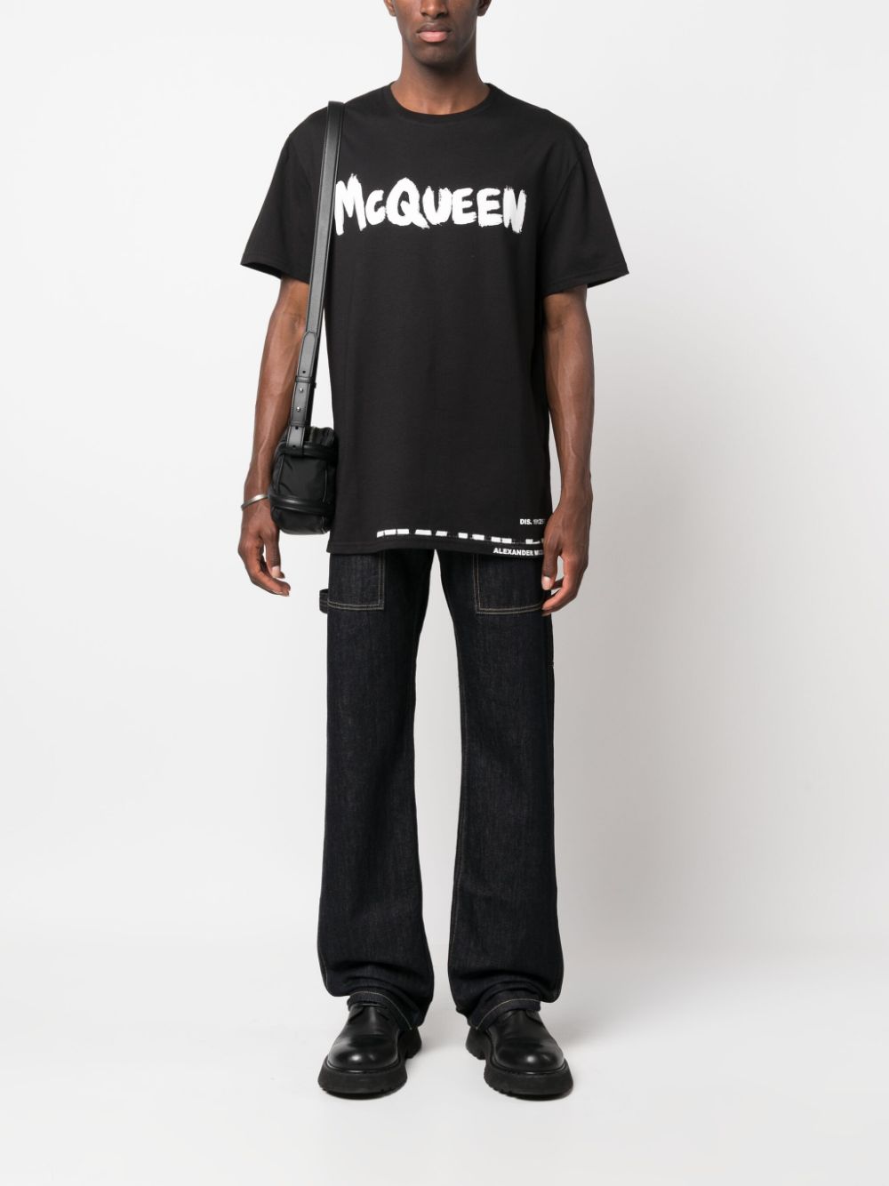 Alexander McQueen mid-rise straight jeans - Blauw