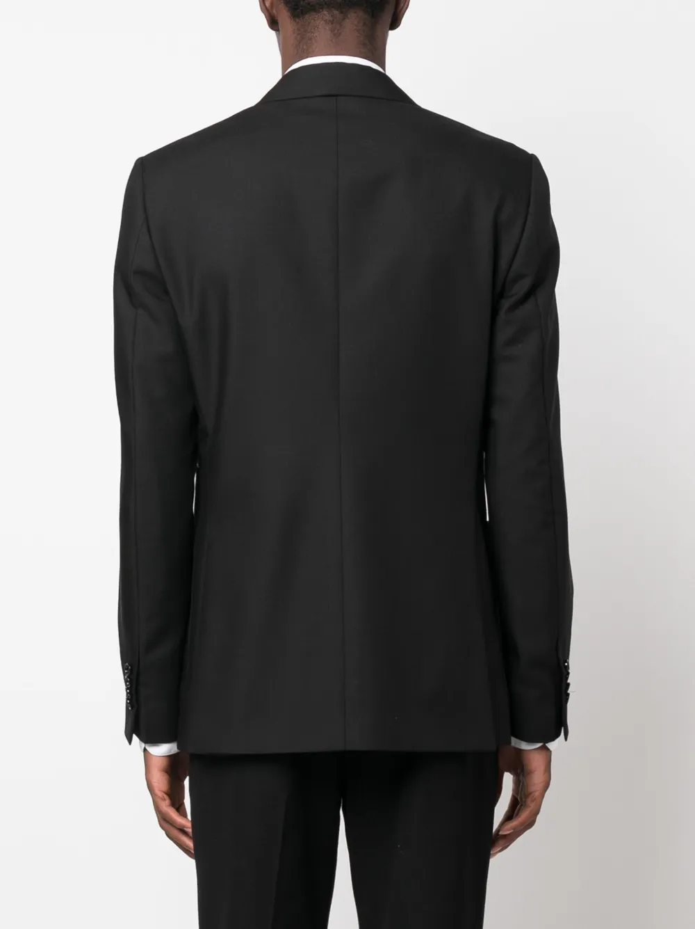 Safety Pin-Detail Single-Breasted Blazer