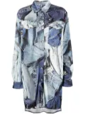 MOSCHINO JEANS graphic-print long-sleeve shirt - Blue