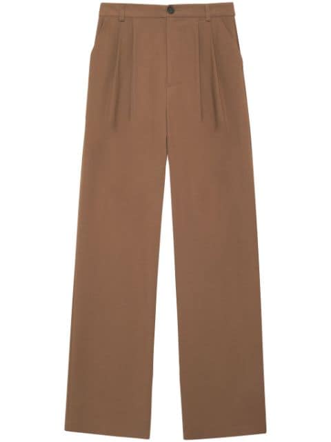 Carrie pleat-detailing tailored trousers 