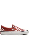 Vans Classic Slip-On ""Checkerboard"" sneakers - Red