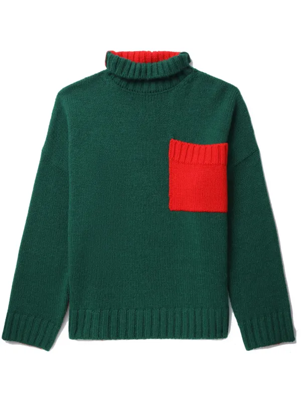 JW Anderson roll-neck chunky-knit Jumper - Farfetch