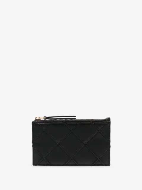 Tory Burch estuche Fleming para tarjetas con cierre