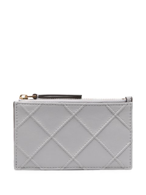 Tory Burch diamond-quilted leather wallet Women