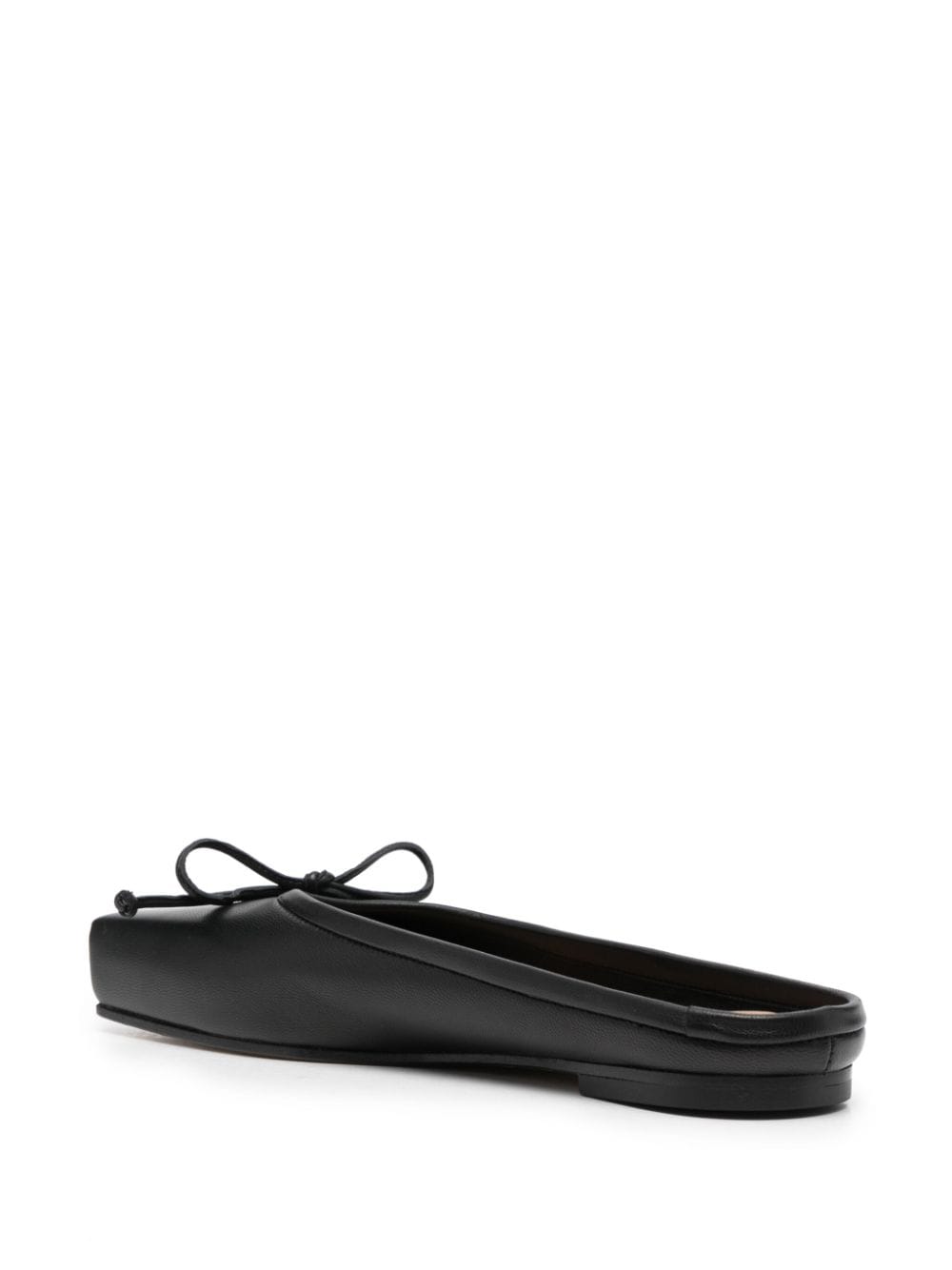 Shop Jacquemus Les Ballets Square-toe Mules In Black