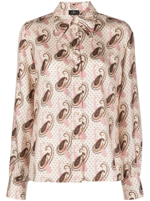 ETRO paisley-print silk shirt Women