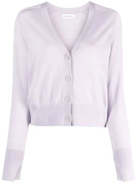 Calvin Klein V-neck wool cardigan