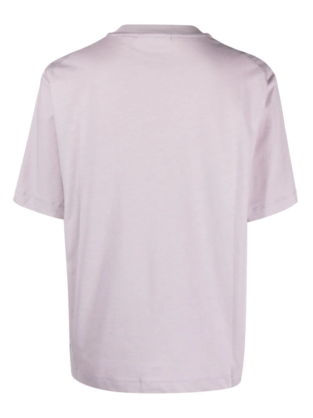 Shop Calvin Klein Future Archive Logo-print Cotton T-shirt In Purple