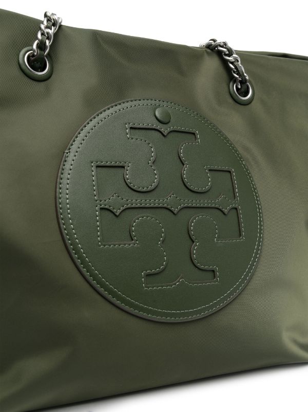 Tory Burch Ella Chain Tote Olive Green Women