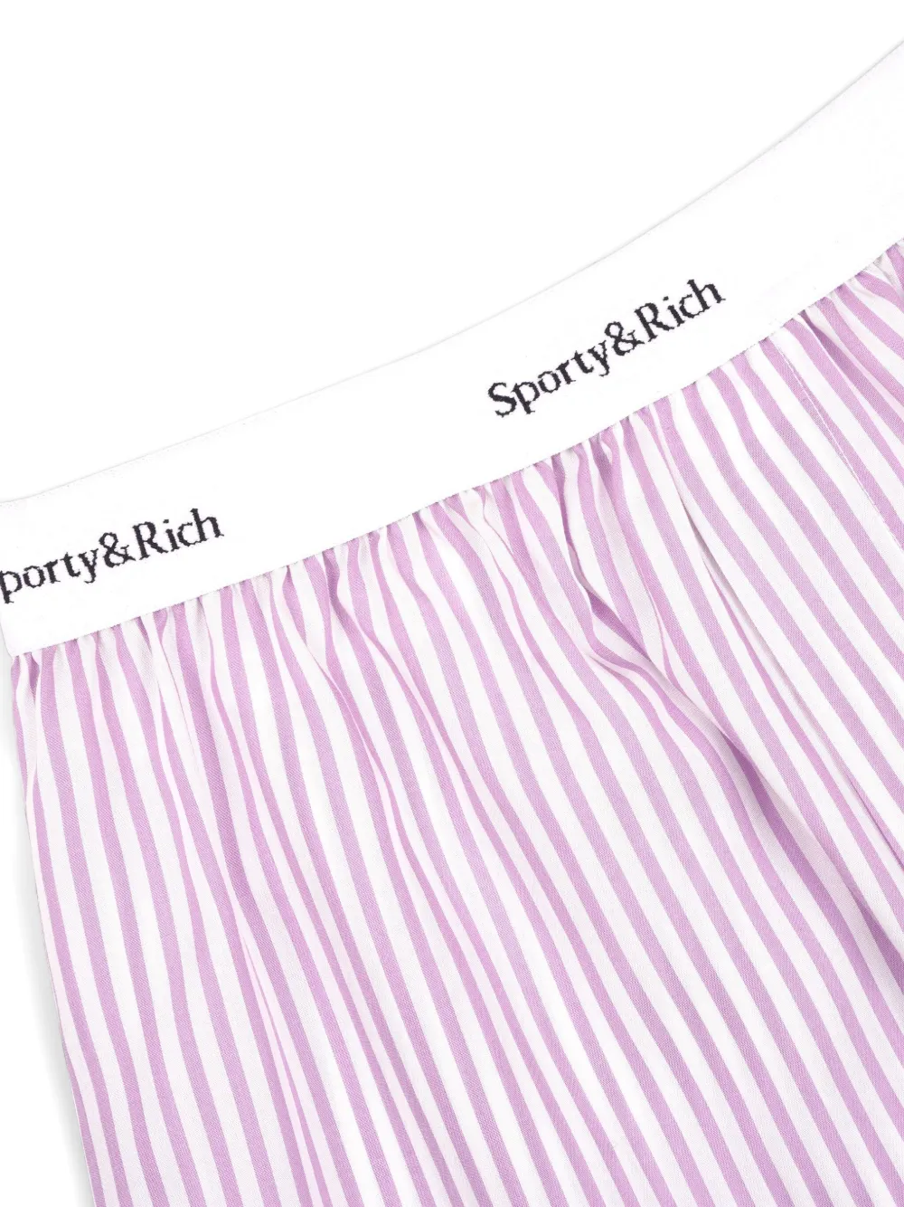 Sporty & Rich Serif pyjamabroek met logo Paars