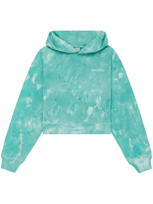Hoodie Serif à logo brodé - Sporty & Rich - Modalova